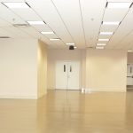 Polished concrete floor