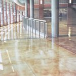 Stained Concrete Floors - Clayton High School